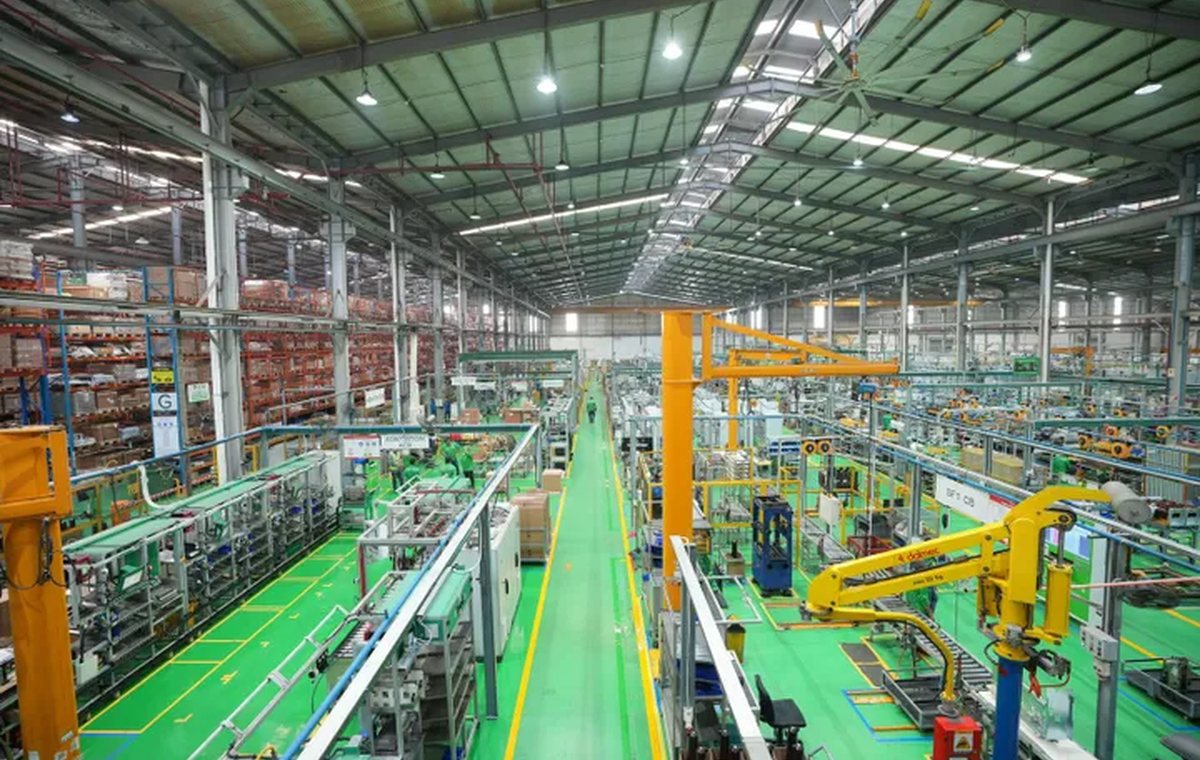 Industrial factory private network scenario