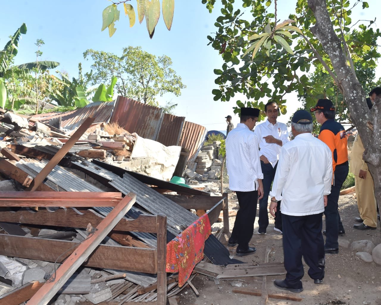 Post-earthquake building and infrastructure damage