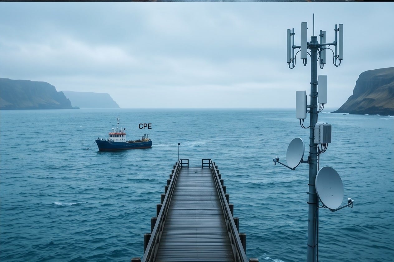 Shore-to-vessel nearshore connectivity