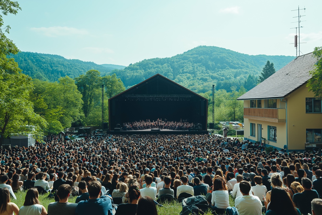 Outdoor event broadband coverage scenario